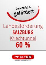 wieviel Förderung für Krichtunnel SALZBURG -60%