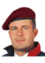 Barett weinrot