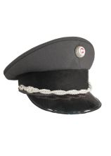 Tellerkappe grau für Bestattung Kada