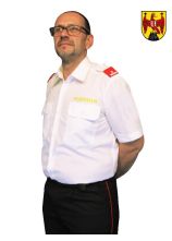 Diensthemd Mischgewebe Weiß BGLD Kurzarm