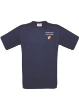 T-Shirt KTN blau FEUERWEHR und ORTSNAME gerade weiß darunter KOAZ