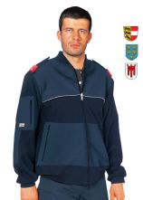 Fleece-Weste blau/Silber-COMMANDER® Winddicht