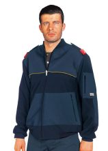 Fleece-Weste blau/Gold-COMMANDER® Winddicht