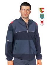 Fleece-Weste blau/Silber COMMANDER®