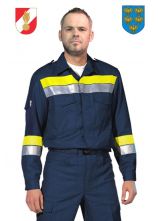 Einsatzbluse FIRESHIELD® blau Elite NÖ