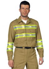 Einsatzbluse FIRESHIELD® beige Wald Deluxe