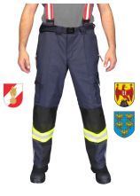 Einsatzhose FIRESHIELD® blau Wald Silber