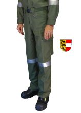 Einsatzhose ADIS-STRETCH grün antistatisch Lichtbogens. K1
