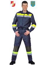 Einsatzoverall X1P ADIS-STRETCH wasserd. antistat. Lichtbogenschutz Elite KV NÖ