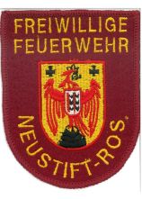 Ärmelwappen BGLD rot mit Bez. Name
