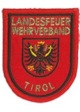 Ärmelwappen TIROL rot mit Landeswappen und ON gold