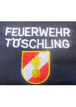 Stick Feuerwehr, Ortsnamen und Korpsabzeichen oder LOGO Weiß Ktn