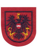 Staatswappen rot