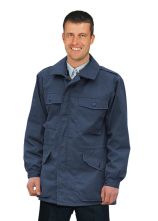 Anorak dunkelblau mit Plüschfutter