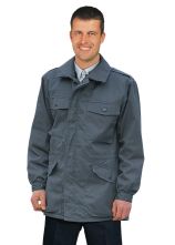 Alpin Anorak grau mit Plüschfutter