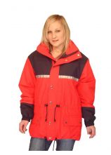 Jugendjacke rot Winter mit Laminat Salzburg