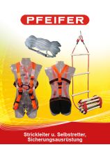 Strickleiter u. Selbstretter, Sicherungsausrüstung