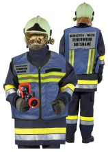 Kennzeichnungsweste blau LFV NÖ PRESSE ORTSNAME