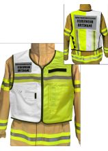 Kennzeichnungsweste KTN FEUERWEHR FLUGDIENST orange