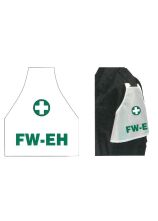 Ärmelschild grün Höhe 5 cm FW-EH mit Emblem Grünes Kreuz