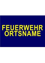 BESCHRIFTUNG 3M® gelb reflektierend 3 cm Bgld. L 34,5 cm Arial fett