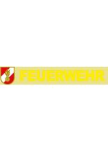 FEUERWEHR 3M® gelb 3,5 x 24 cm ARIAL Black