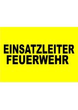 FEUERWEHR 3M® reflektierend Silber Höhe 1 cm