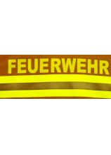 FEUERWEHR 3M® reflektierend gelb Höhe 4 cm