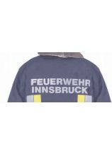 Rückenschild ADAS blau für Schutzjacke 45x10 beschriftet reflektierend