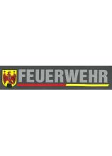 Wappen Bgld. FEUERWEHR hellgrau 1,5 x 12 cm