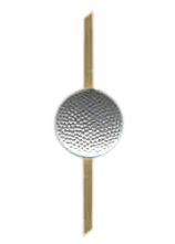 Steckknopf 13 mm Silber