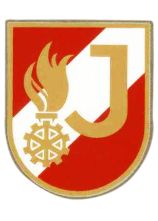 Korpsabzeichen mit J für Jugend Thermo