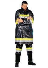 Schutzhose alte EN 469 Kärnten Nomex®-PU Reflex Silber und gelb mit Futter