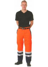 Warnschutz-Bundhose orange/blau