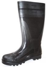 Stiefel PVC schwarz ohne Stahlkappe