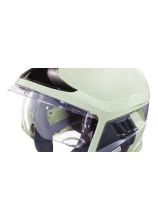 Gallet Helm F1XF nachleuchtend mit Klarvi. u. Innenvis. KZS-SCHWARZ mit NS alu M