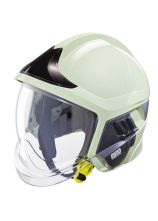 Gallet Helm F1XF nachleuchtend mit Klarvisier KZS-SCHWARZ mit NS alu M