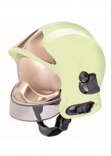 Gallet Helm SUPRA-S F1SF grün mit Goldvisier KZ-GOLD mit Nackenschutz