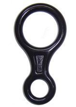 Abseilachter Alu 51/26 mm schwarz