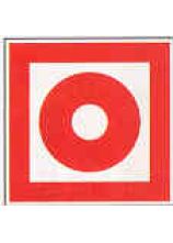 Symbol 20x20 MANUELLER BRANDMELDER auf Kunststoffplatte