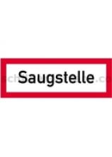 Symbol SAUGSTELLE Alu 297 x 105 mm