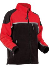 PFANNER Jobby Colour Fleecejacke schwarz-rot