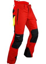 PFANNER Ventilation Schnittschutzhose rot, Klasse 1