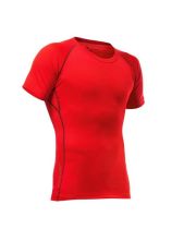 PFANNER Merino Shirt kurzarm dunkelrot