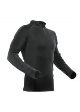 PFANNER Merino Shirt langarm schwarz