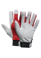 PFANNER Handschuh Stretchflex Thermo weiß-rot