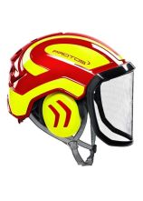 PFANNER Protos Integral Forest Helm rot-neongelb