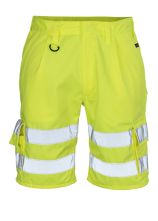MASCOT® Warn-Bundhose kurz Pisa gelb/marine