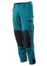MASCOT® STRETCH-Arbeitshose mit Knietaschen petrol