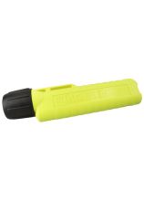 Ex-Helmlampe UK 4AA- eLED® RFL Heckschalter, neongelb mit Batterien in Blister